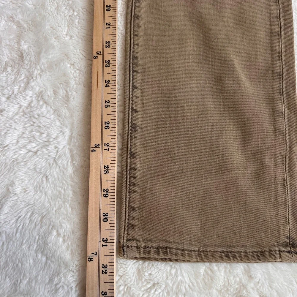 Levi's 514‎ Straight Fit Men's Jeans Mustard Brown Stretch Size 34x32 NWT